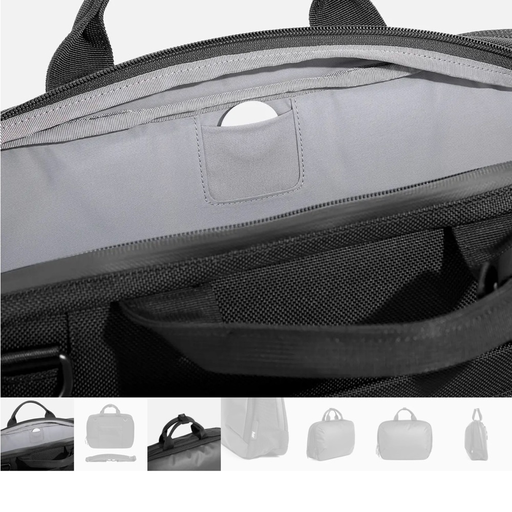 Stylish Gray Laptop Bag for Men - Picture 9 of 14